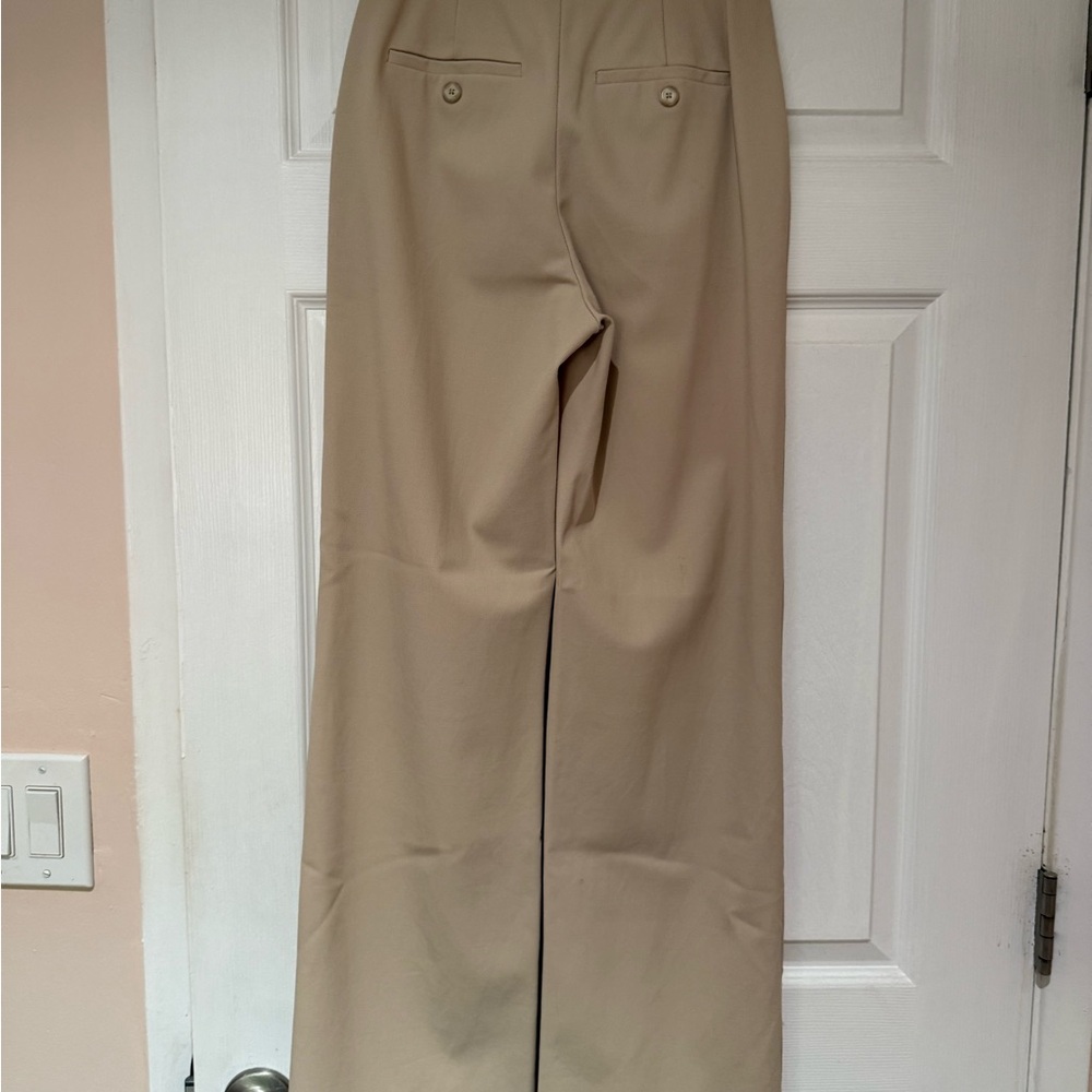 Aritzia Tan Wide-Leg Trousers - Picture 2 of 2